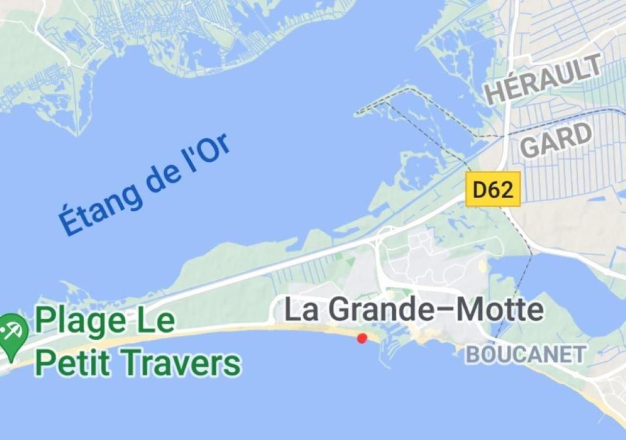 Le soupir des palmiers. Idéal couple, piscine, mer La Grande-Motte Exterior foto
